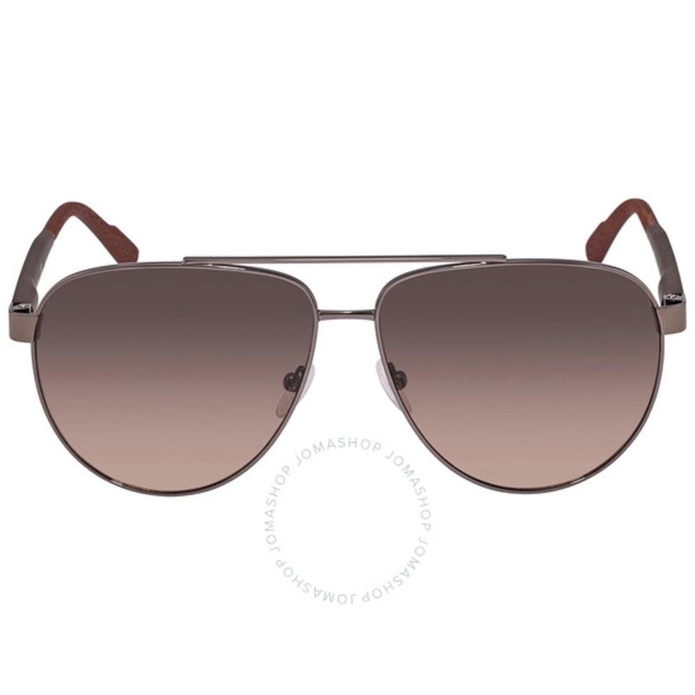 💎✨NEW✨💎NWT Calvin Klein Brown Gradient Pilot Men's Sunglasses - Picture 2 of 3